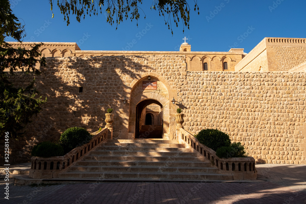 Deyrulzafaran Syriac Monastery in Midyat Town.Mardin,Turkey