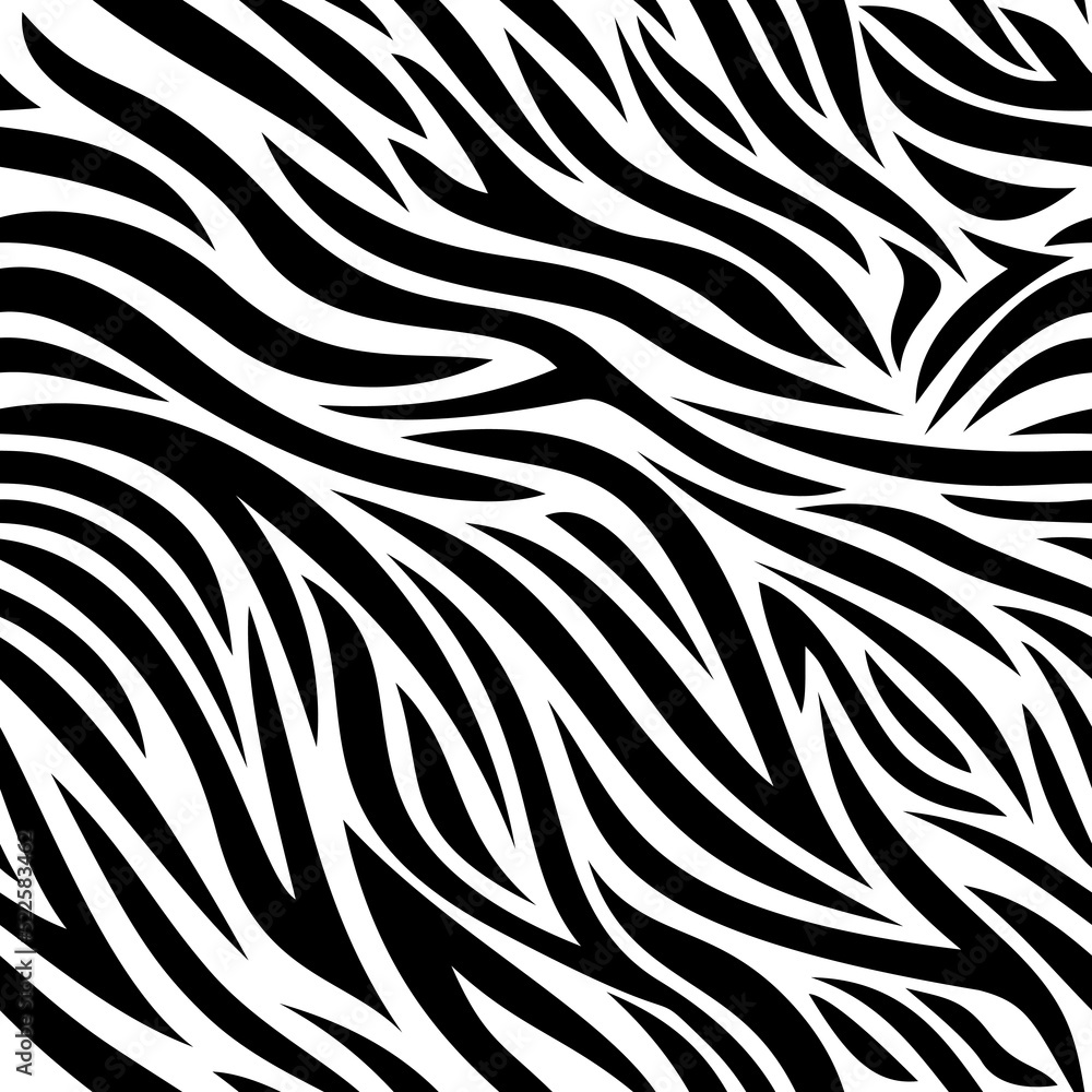 a seamless zebra stripes background vector illustration
