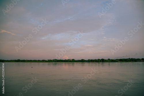 Sunset on the Magdalena River