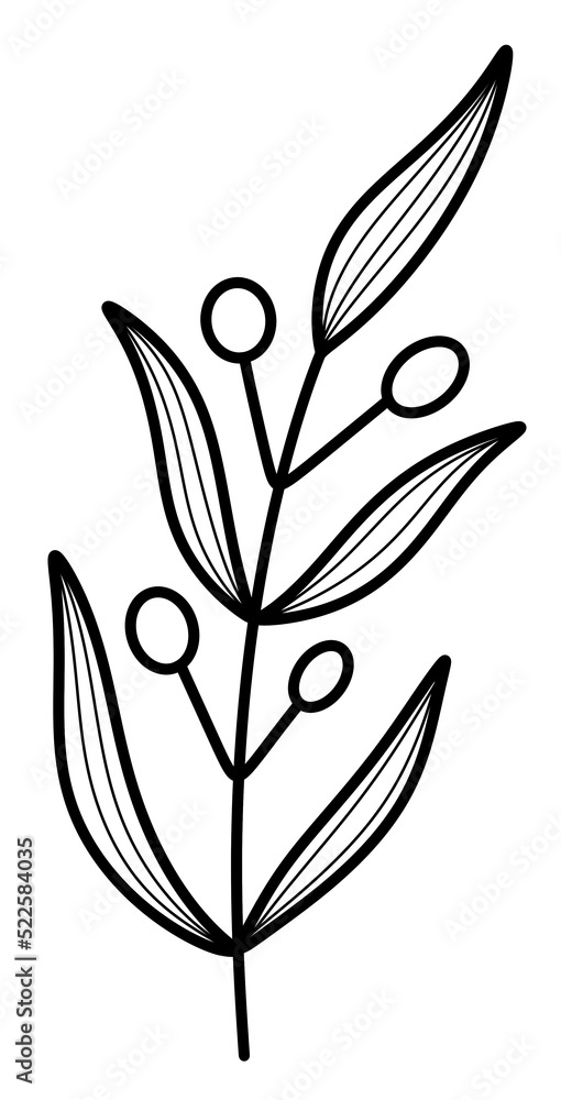 line art tropical leaves line art tropical leaves