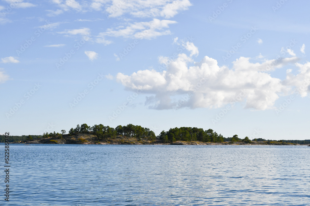 Landscape in the Archipelago of Finland in summer Landscape in the Archipelago of Finland in summer