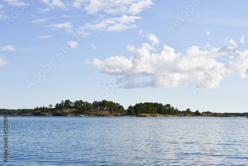 Landscape in the Archipelago of Finland in summer