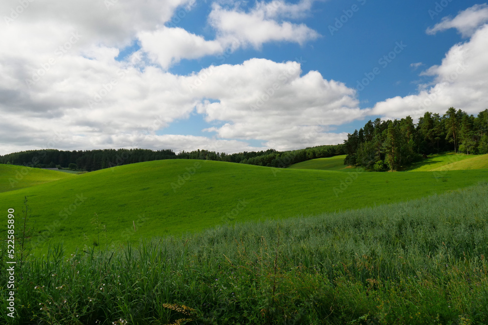 Suwałki green moraine hills Suwałki green moraine hills