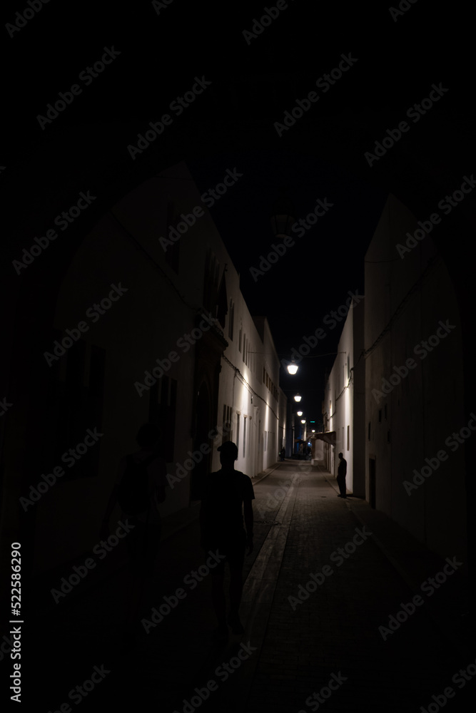 Fototapeta premium market at morocco at night