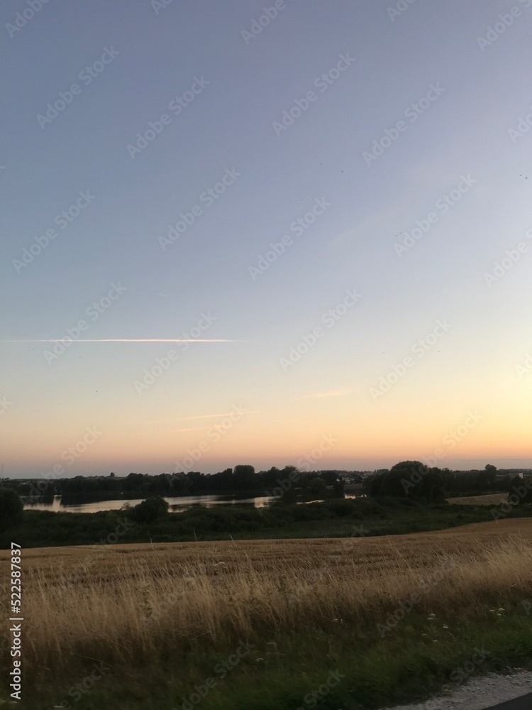 Summer sky sunset background. Summer sky sunset background.