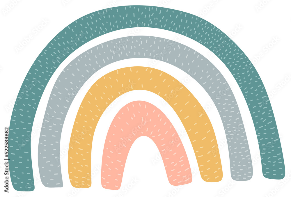 Rainbow icon. Rainbow icon.