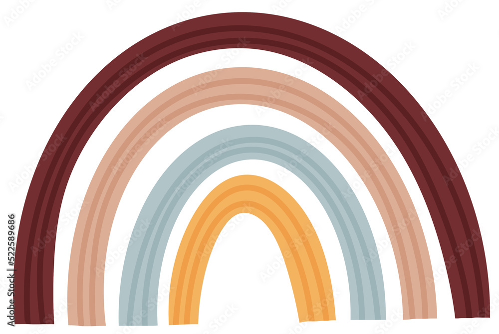 Obraz premium Rainbow icon.