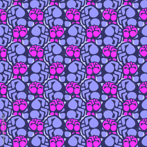 Cool Seamless Texture Pattern MMA, karate for print on t-shirts, rashguard. Vector, EPS.