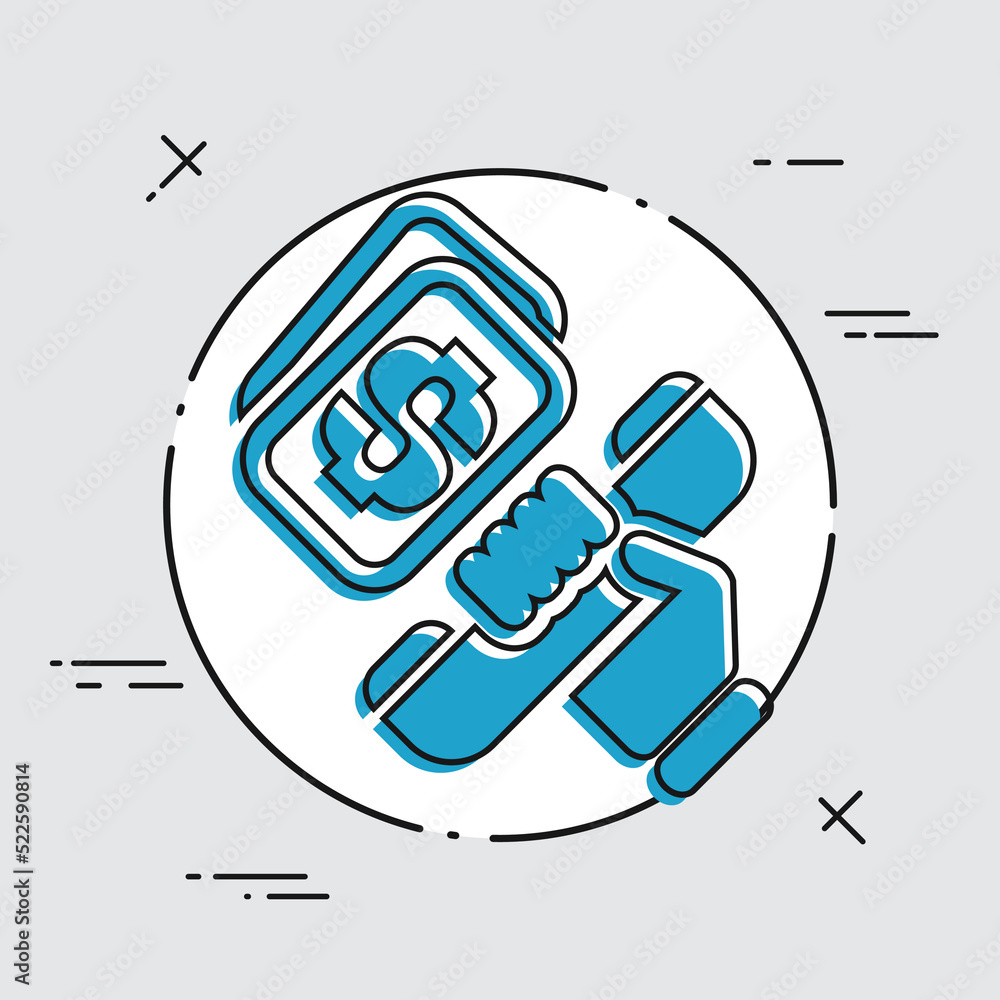 Vector illustration of single isolated phone cost icon Vector illustration of single isolated phone cost icon