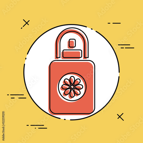 Vector illustration of single isolated deodorant icon