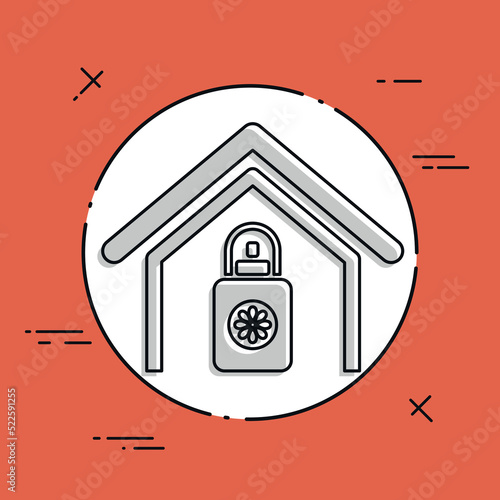 Vector illustration of single isolated home perfume icon