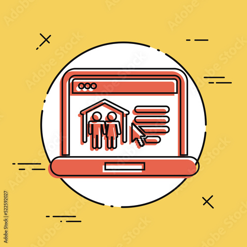 Real estate website icon