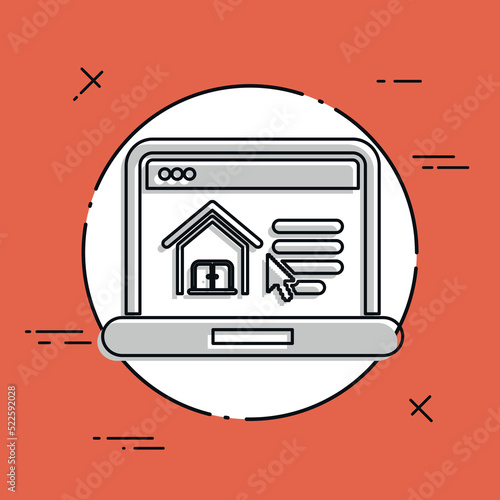 Real estate website icon