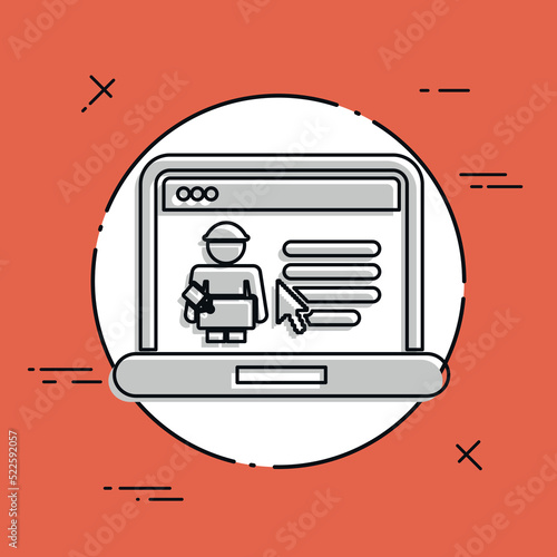 Delivery page of e-commerce website