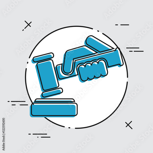 Hammer judge icon