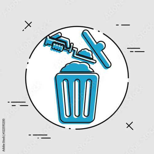 Disposal of construction materials