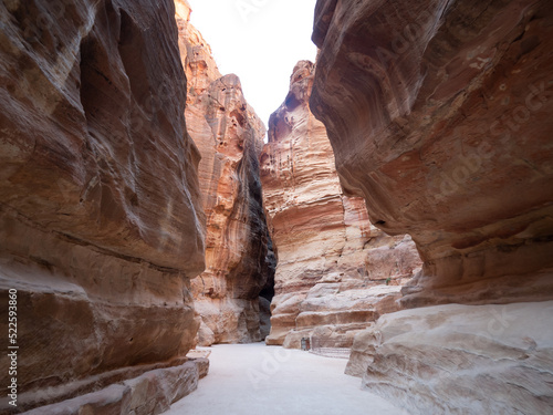 Siq de Petra, Wadi Musa, Jordania, Oriente Medio, Asia