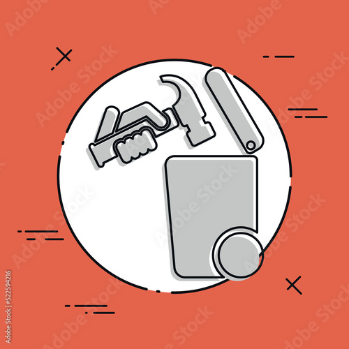 Separate waste collection icon