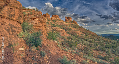 West side of Sedona's Cockscomb Butte