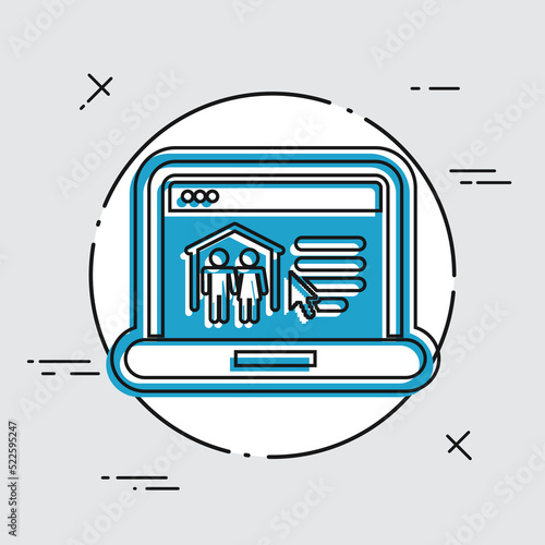 Real estate website icon