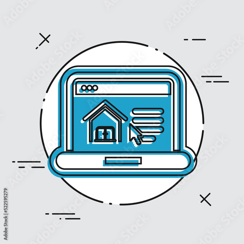 Real estate website icon