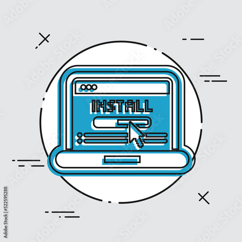 Pc install icon