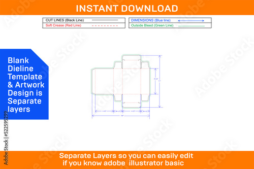 Soap Box packaging Design Template
