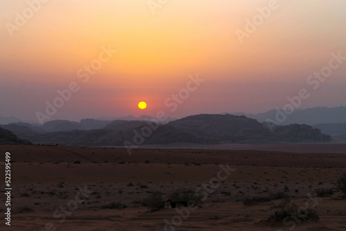 Wadi sunset