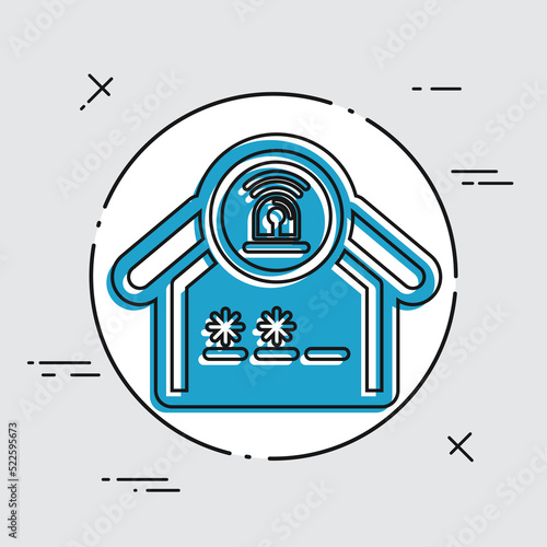 House alarm icon