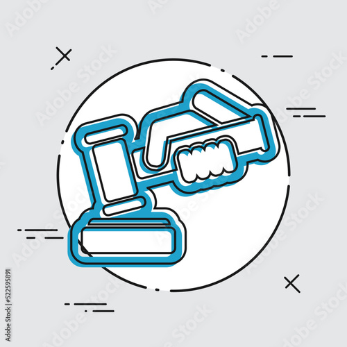Hammer judge icon