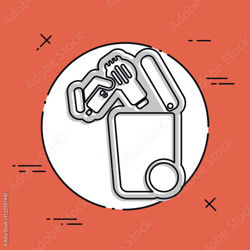 Separate waste collection icon