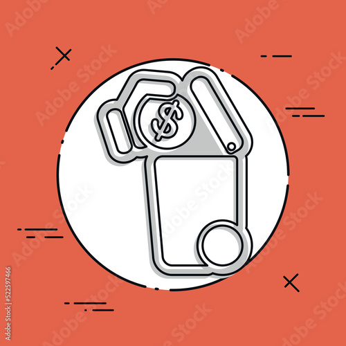 Separate waste collection icon