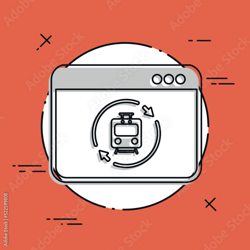 Train renovated services icon