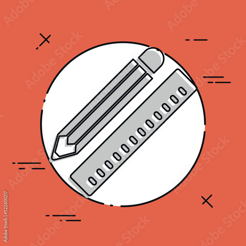 Design project flat icon