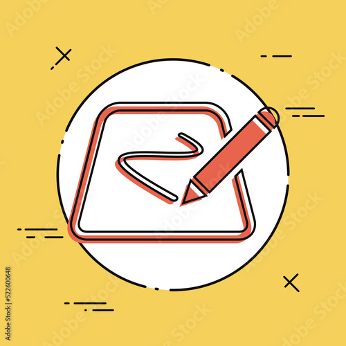 Designer tablet - Minimal vector icon