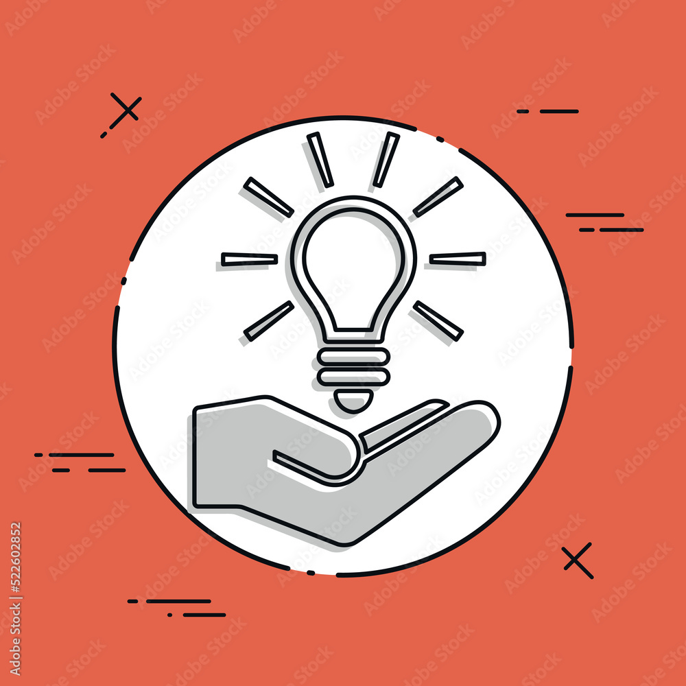 Innovative idea - Vector web icon Innovative idea - Vector web icon