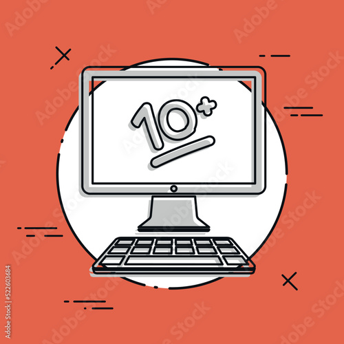 10+ Top performance -  Vector flat icon
