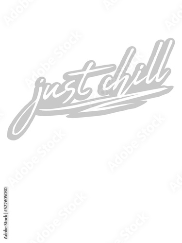 Just Chill Text Logo 