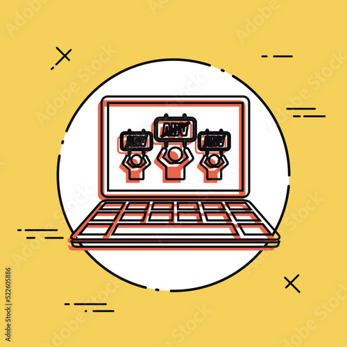Adv block - Vector icon for computer website or application