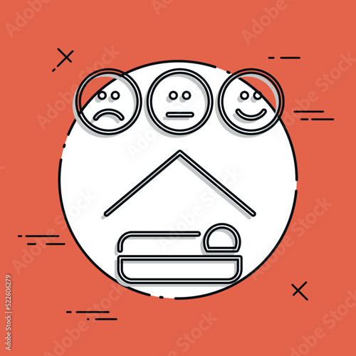 Hotel rating icon - Thin series