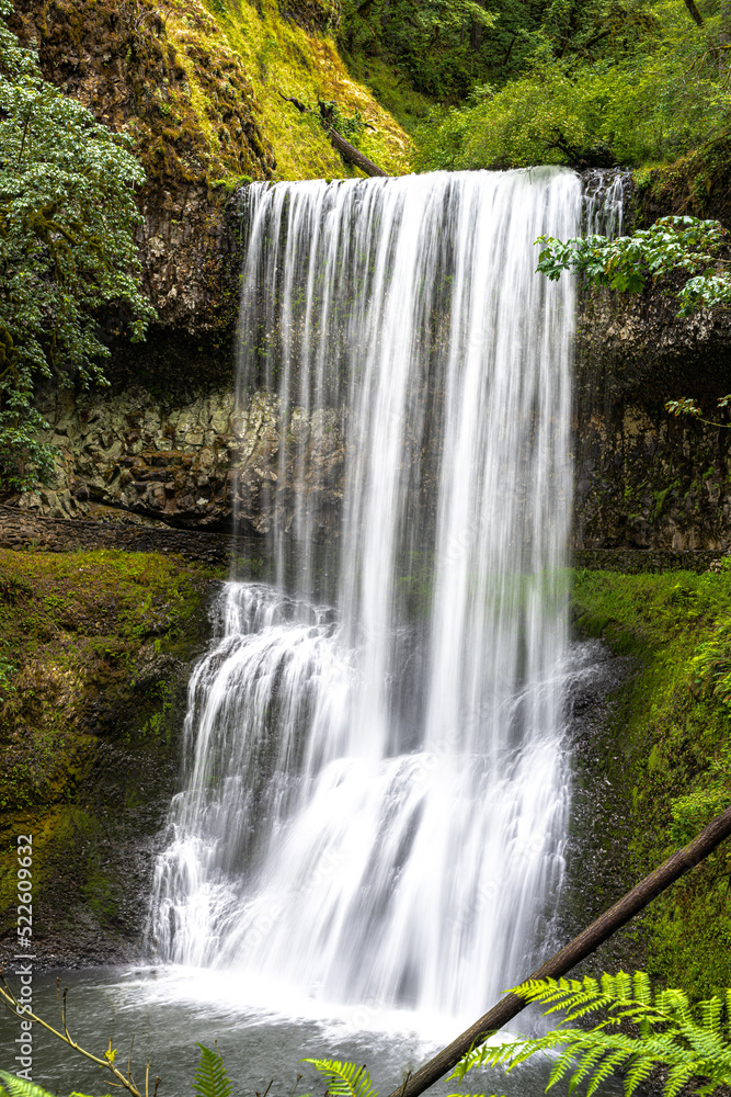 Lower South Falls in Silver Falls State Park, OR