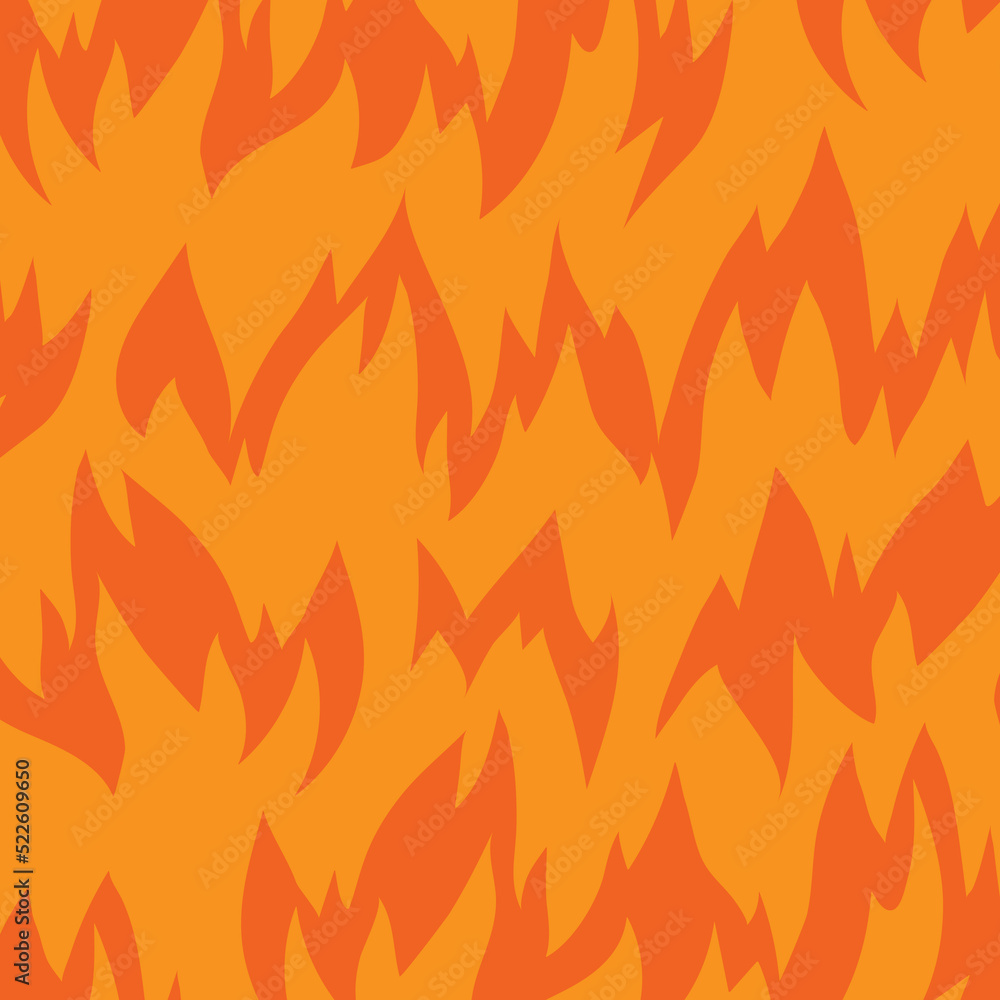 Vector texture in flame tongues Vector texture in flame tongues