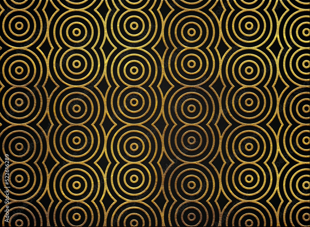 Circles modern design seamless geometric pattern