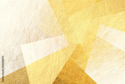 金色の和紙の背景素材（アブストラクト）