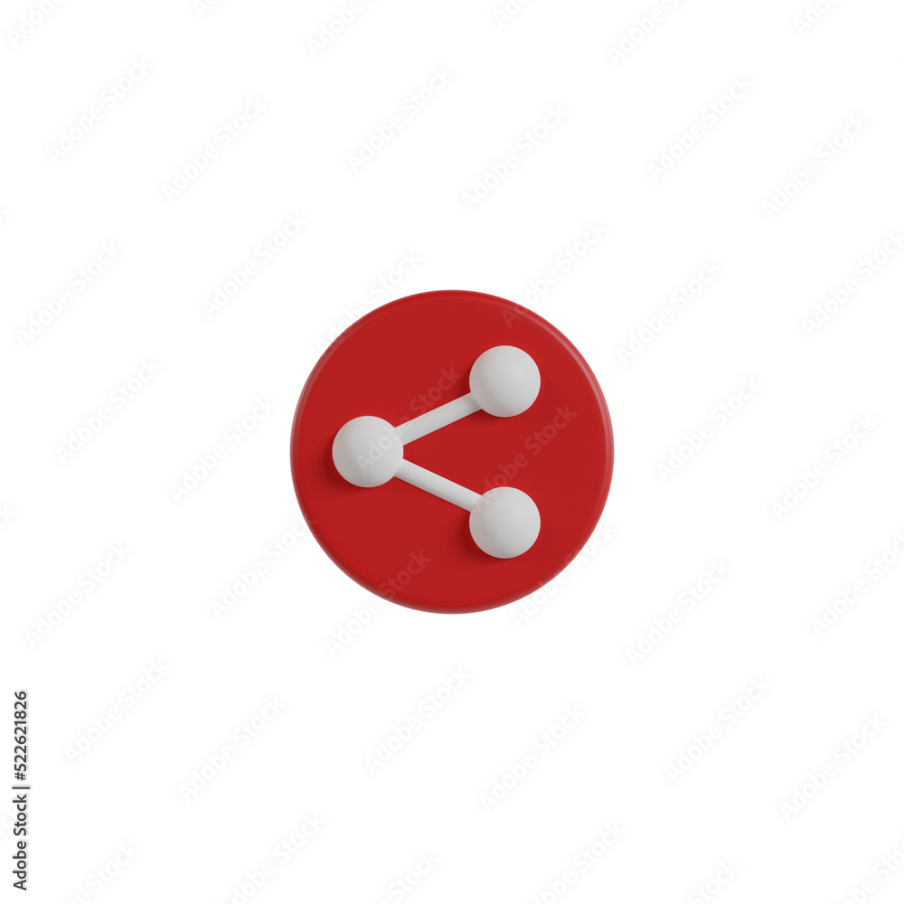 3d social media icon 3d social media icon