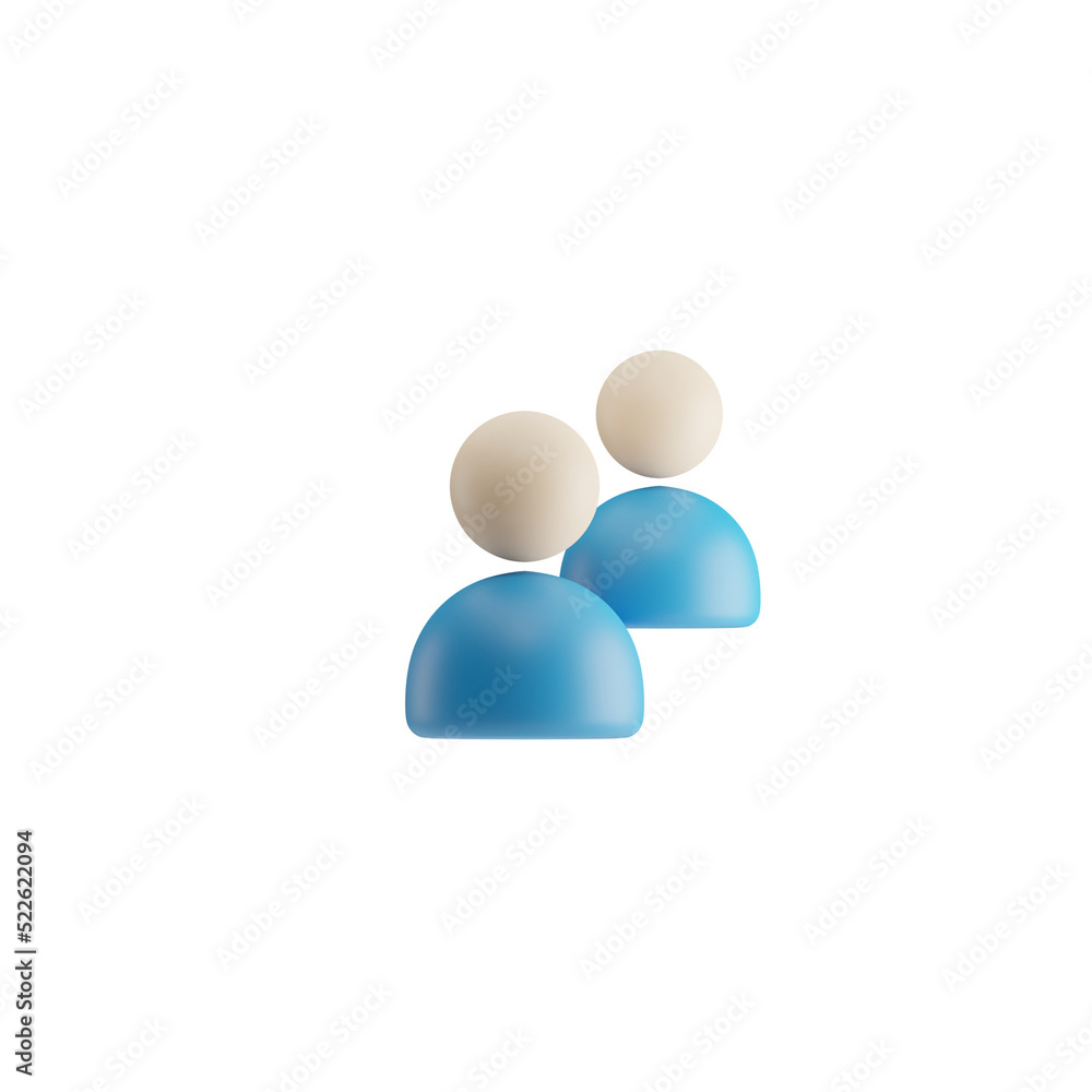 3d user icon 3d user icon