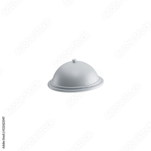 3d cloche isolated on white