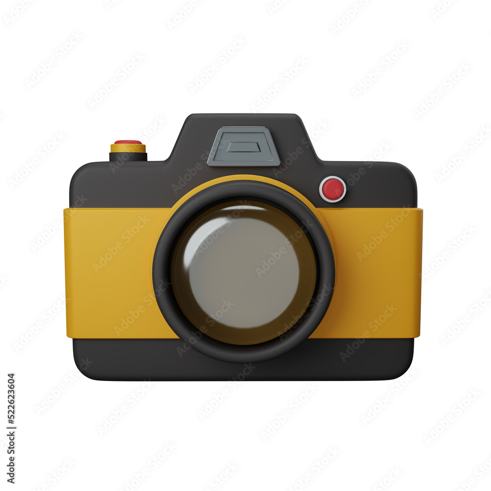 3d rendering camera isolated useful for user interface, apps and web design illustration 3d rendering camera isolated useful for user interface, apps and web design illustration
