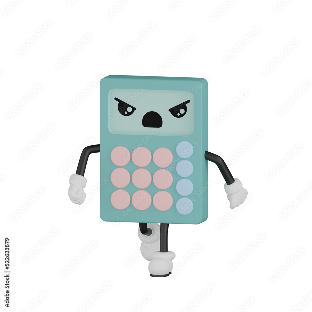 3d blue calculator with expression 3d blue calculator with expression