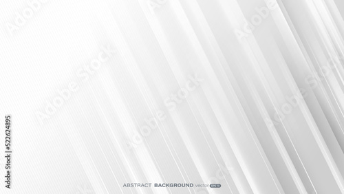 Abstract background with light and dynamic minimal white and gray lines